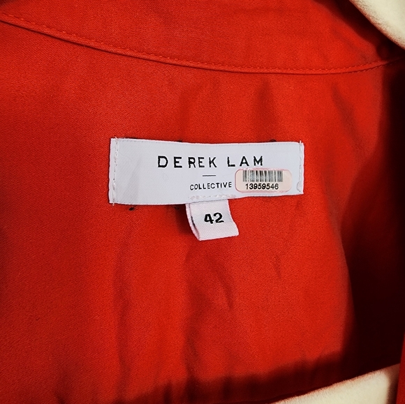 Derek Lam Collective Red Utility Dress Size 42 - Picture 6 of 12